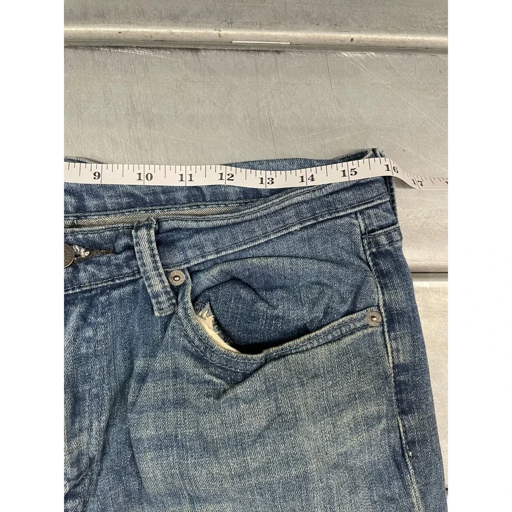 Levis 514 Slim Straight Jeans‎ Mens 31x32 Blue Medium Wash Denim Faded